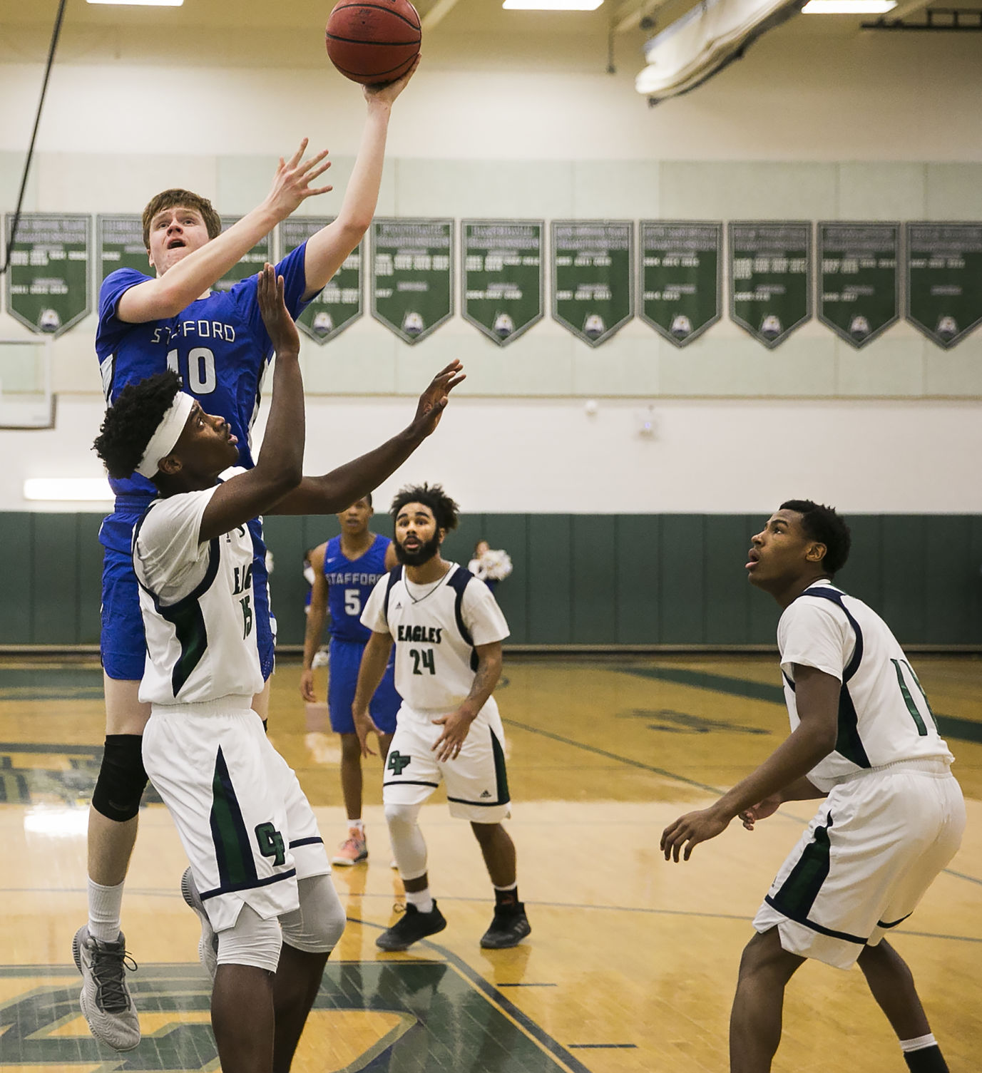 Stafford at Colonial Forge boys basketball